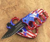 SDS美国旗拳套折刀（助力款）