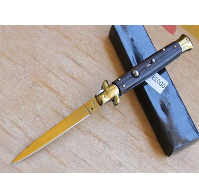 11寸意大利AKC古典剑刃（条纹彩木柄）